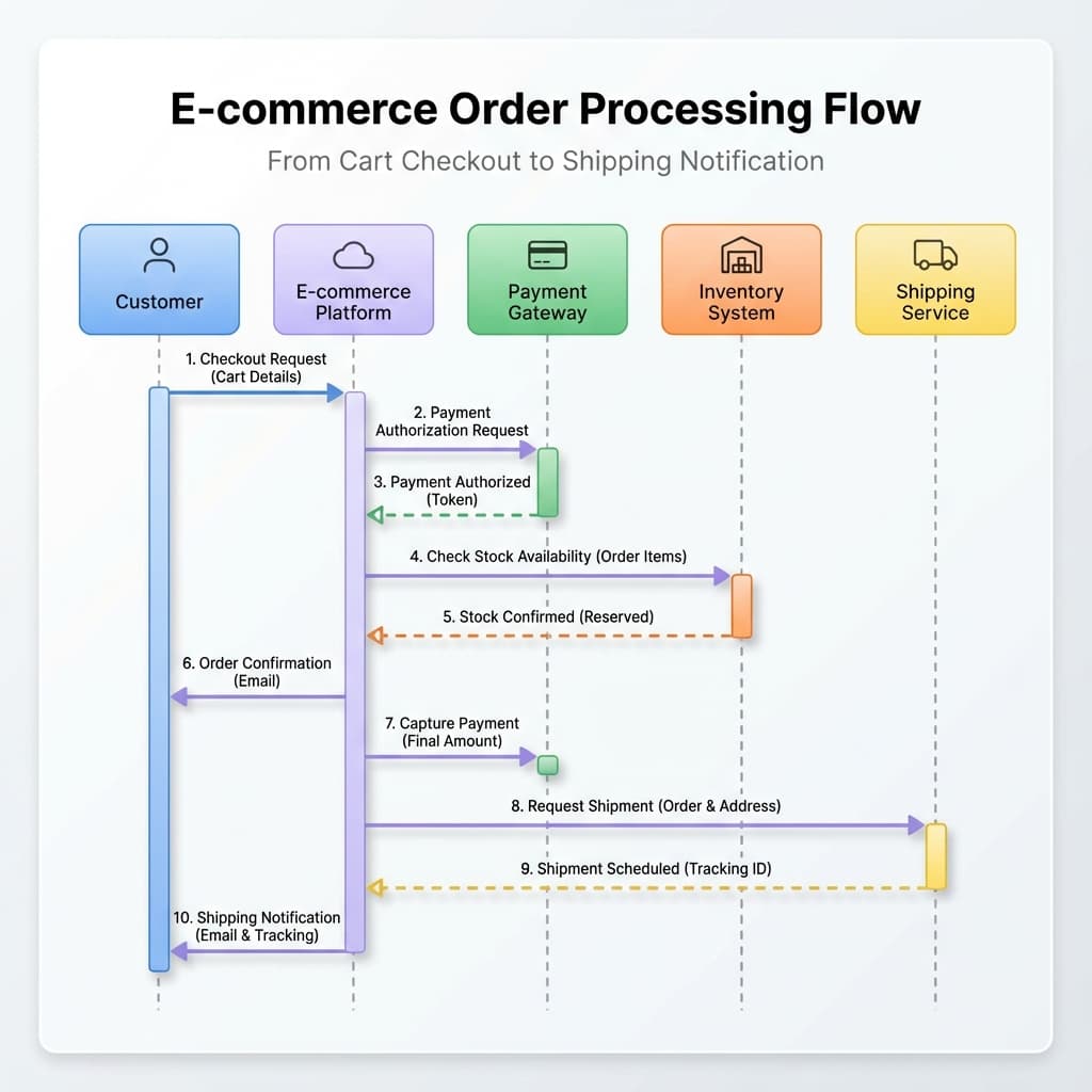 Order Processing Sequence