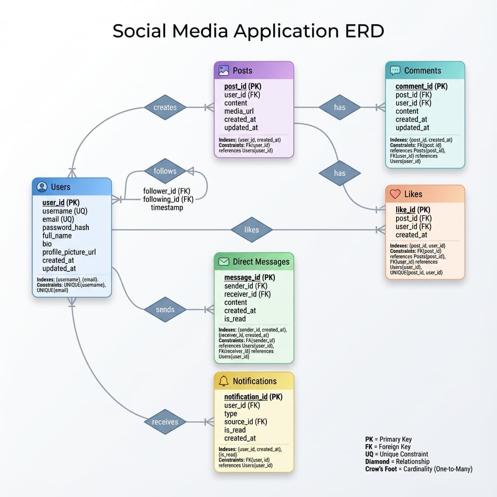Social Media Database